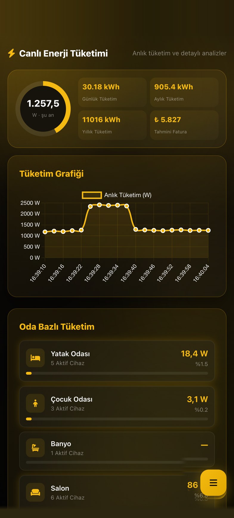 Enerji ekranı